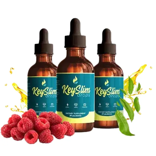 three bottles of a keyslim drops